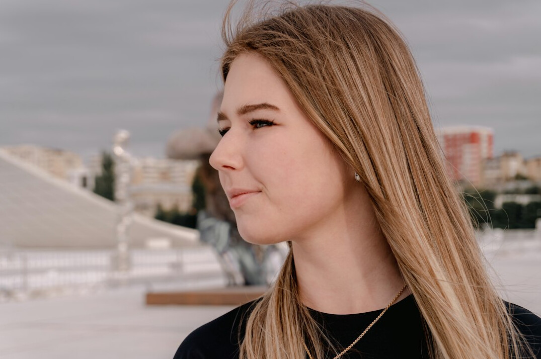 Headshot of a young European professional woman
